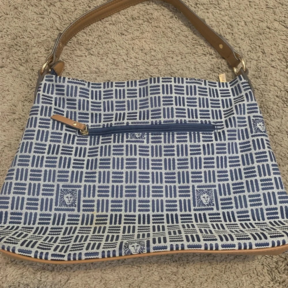 Anne Klein Hobo Purse Bag with Tassles